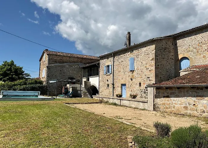 La Maison Bleue Du Plot Ailhon